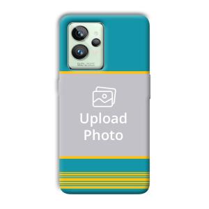 Yellow Blue Design Customized Printed Back Cover for Realme GT 2 Pro