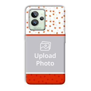 Orange Hearts Customized Printed Back Cover for Realme GT 2 Pro