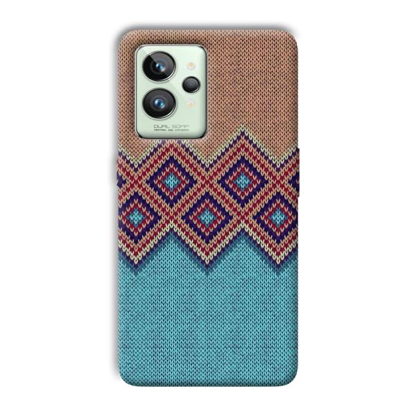 Fabric Design Phone Customized Printed Back Cover for Realme GT 2 Pro