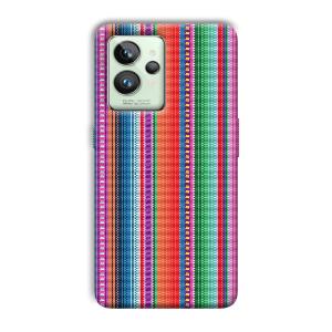 Fabric Pattern Phone Customized Printed Back Cover for Realme GT 2 Pro