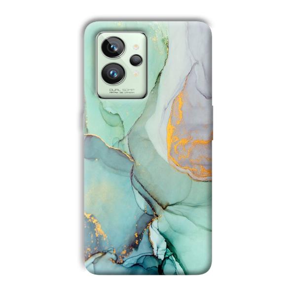 Green Marble Phone Customized Printed Back Cover for Realme GT 2 Pro