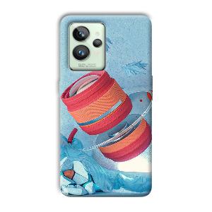 Blue Design Phone Customized Printed Back Cover for Realme GT 2 Pro