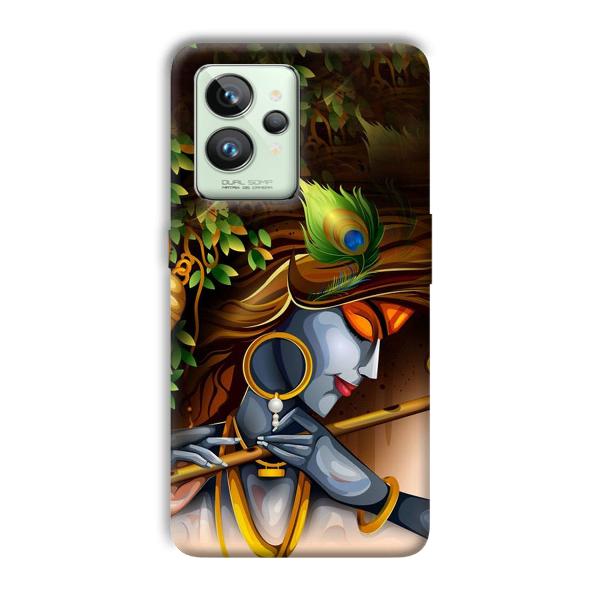Krishna & Flute Phone Customized Printed Back Cover for Realme GT 2 Pro