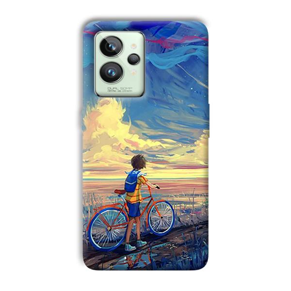 Boy & Sunset Phone Customized Printed Back Cover for Realme GT 2 Pro