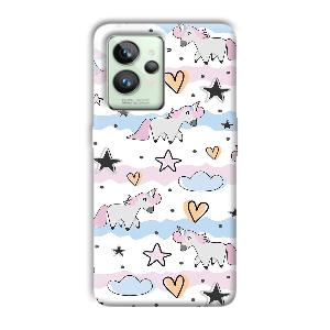 Unicorn Pattern Phone Customized Printed Back Cover for Realme GT 2 Pro