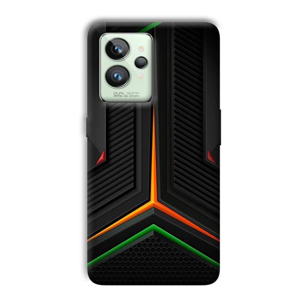 Black Design Phone Customized Printed Back Cover for Realme GT 2 Pro