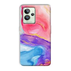 Water Colors Phone Customized Printed Back Cover for Realme GT 2 Pro