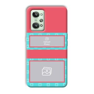 Blue Pink Customized Printed Back Cover for Realme GT 2