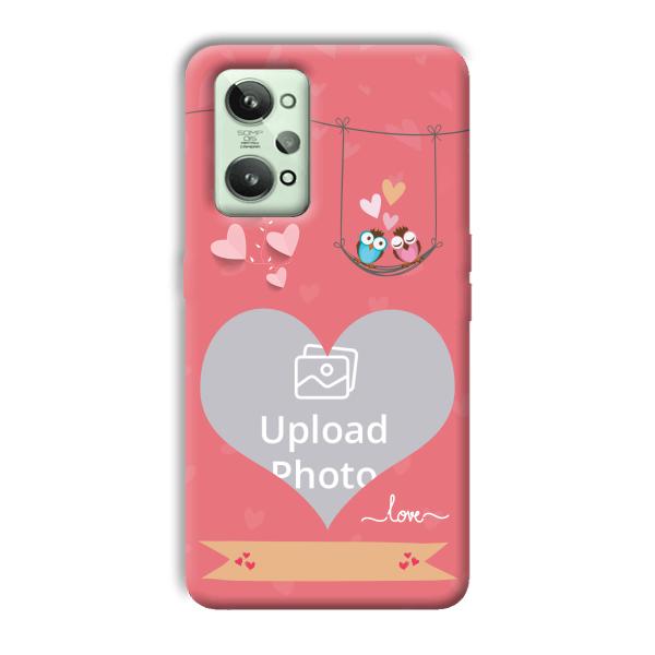 Love Birds Design Customized Printed Back Cover for Realme GT 2
