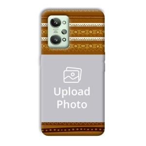 Brown Lines Customized Printed Back Cover for Realme GT 2