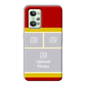 Red Yellow Collage Customized Printed Back Cover for Realme GT 2