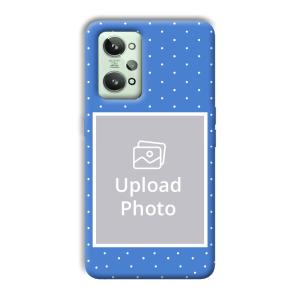 Sky Blue White Customized Printed Back Cover for Realme GT 2