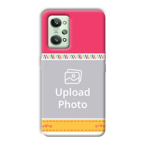 Pink Yellow Customized Printed Back Cover for Realme GT 2