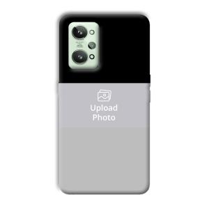 Black & Grey Customized Printed Back Cover for Realme GT 2