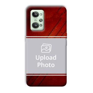 Solid Red Customized Printed Back Cover for Realme GT 2