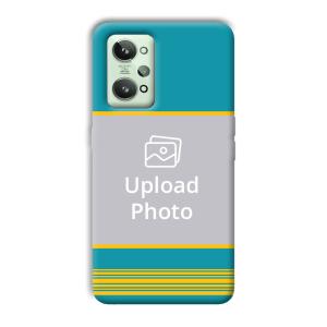 Yellow Blue Design Customized Printed Back Cover for Realme GT 2