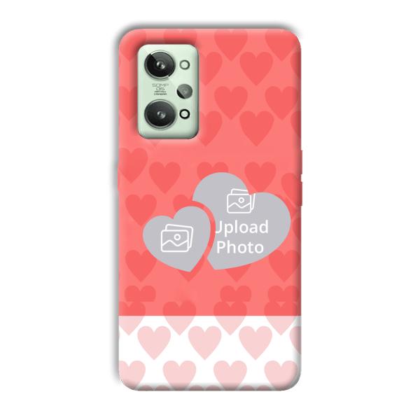 2 Hearts Customized Printed Back Cover for Realme GT 2
