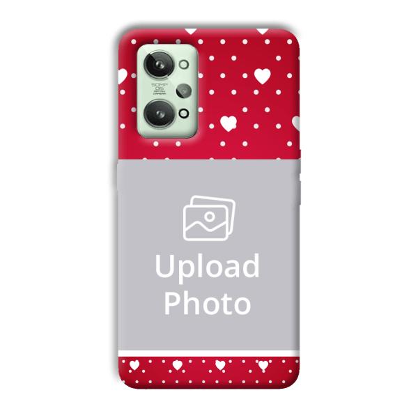 White Hearts Customized Printed Back Cover for Realme GT 2