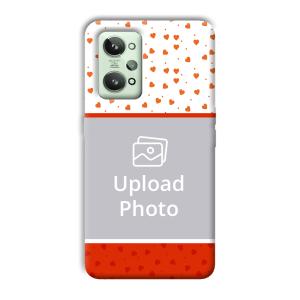 Orange Hearts Customized Printed Back Cover for Realme GT 2