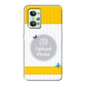 Butterflies & Yellow Customized Printed Back Cover for Realme GT 2