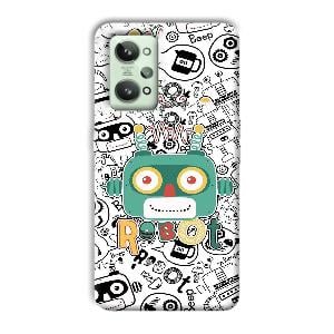 Animated Robot Phone Customized Printed Back Cover for Realme GT 2