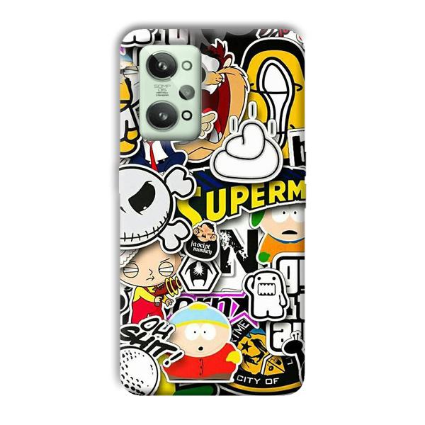 Cartoons Phone Customized Printed Back Cover for Realme GT 2