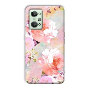 Floral Canvas Phone Customized Printed Back Cover for Realme GT 2