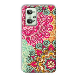 Floral Design Phone Customized Printed Back Cover for Realme GT 2