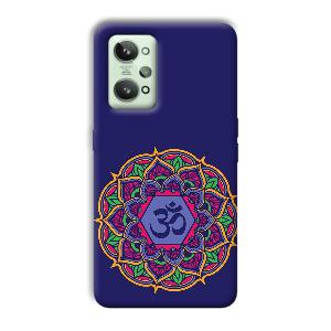 Blue Om Design Phone Customized Printed Back Cover for Realme GT 2
