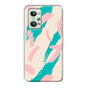 Pinkish Blue Phone Customized Printed Back Cover for Realme GT 2