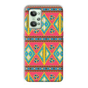 Colorful Rhombus Phone Customized Printed Back Cover for Realme GT 2