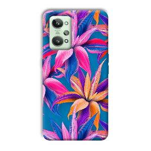 Aqautic Flowers Phone Customized Printed Back Cover for Realme GT 2