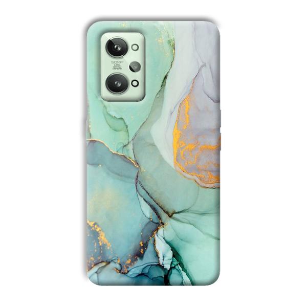 Green Marble Phone Customized Printed Back Cover for Realme GT 2