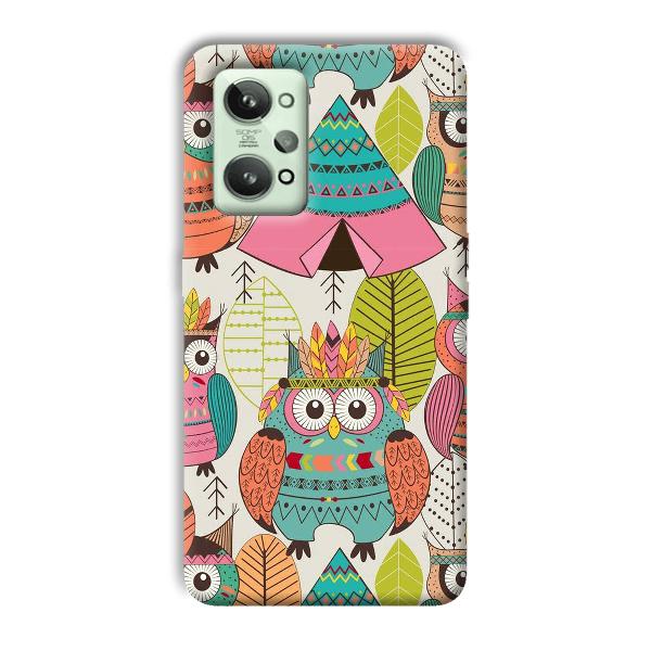 Fancy Owl Phone Customized Printed Back Cover for Realme GT 2