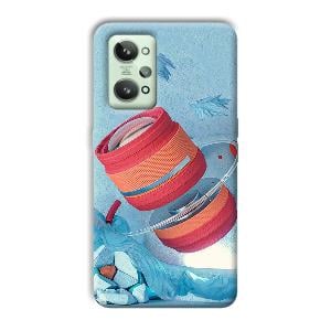 Blue Design Phone Customized Printed Back Cover for Realme GT 2