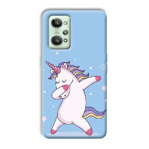 Unicorn Dab Phone Customized Printed Back Cover for Realme GT 2