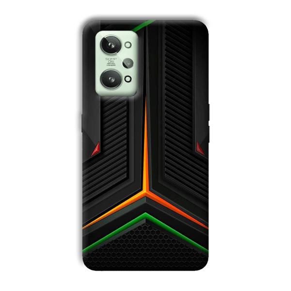 Black Design Phone Customized Printed Back Cover for Realme GT 2
