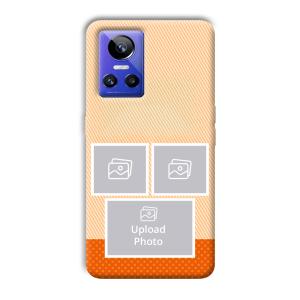 Orange Background Customized Printed Back Cover for Realme GT Neo 3