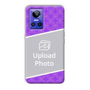 Purple Design Customized Printed Back Cover for Realme GT Neo 3