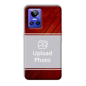 Solid Red Customized Printed Back Cover for Realme GT Neo 3