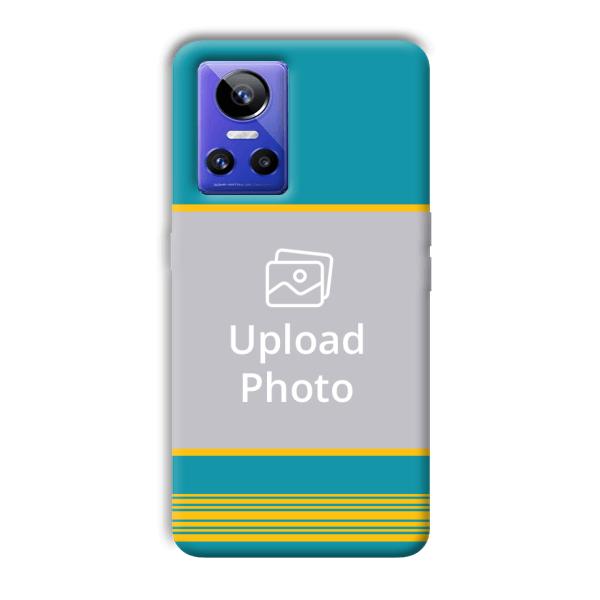 Yellow Blue Design Customized Printed Back Cover for Realme GT Neo 3
