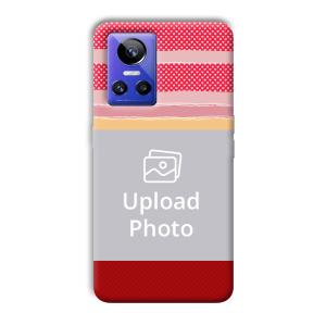 Red Pink Design Customized Printed Back Cover for Realme GT Neo 3