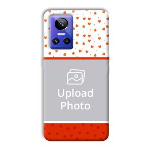 Orange Hearts Customized Printed Back Cover for Realme GT Neo 3