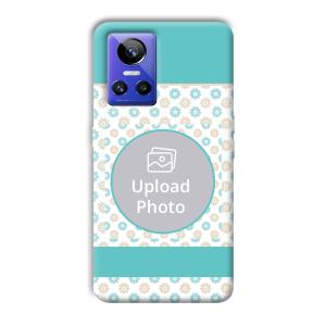 Blue Flowers Customized Printed Back Cover for Realme GT Neo 3