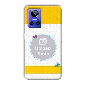 Butterflies & Yellow Customized Printed Back Cover for Realme GT Neo 3