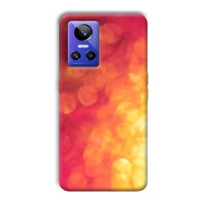 Red Orange Phone Customized Printed Back Cover for Realme GT Neo 3