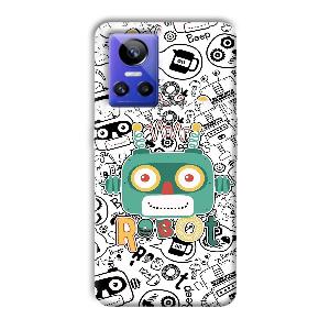 Animated Robot Phone Customized Printed Back Cover for Realme GT Neo 3