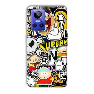 Cartoons Phone Customized Printed Back Cover for Realme GT Neo 3