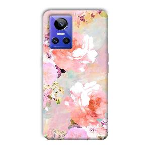 Floral Canvas Phone Customized Printed Back Cover for Realme GT Neo 3