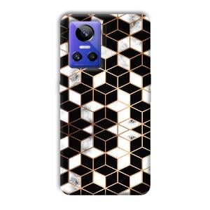 Black Cubes Phone Customized Printed Back Cover for Realme GT Neo 3
